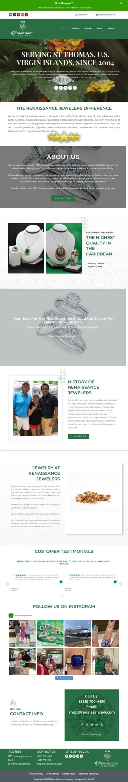 Renaissance Jewelers renaissancevi.com