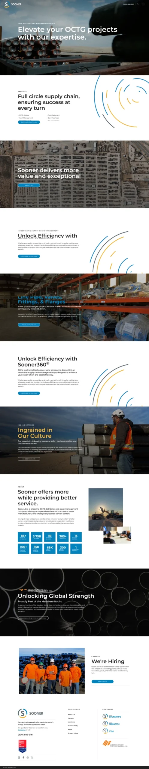 Sooner Inc. OCTG Midstream Supply Chain Management www.soonerinc.com scaled